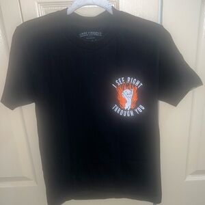 ALF Linda Finegold 100% Cotton “I see right through you” ghost shirt small